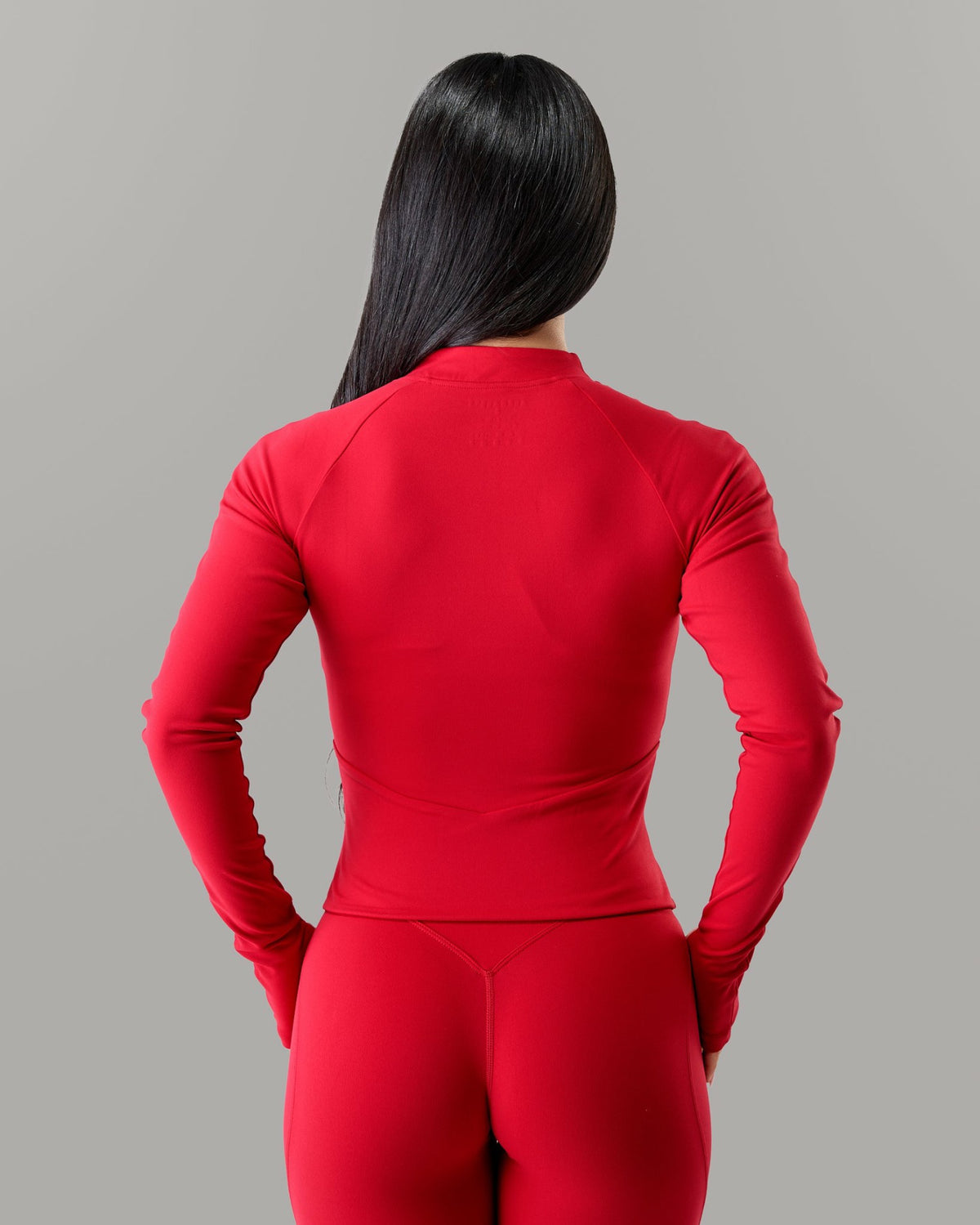Aura Sculpt Jacket - Scarlet - Workout Clothes For Women | Alphalete
