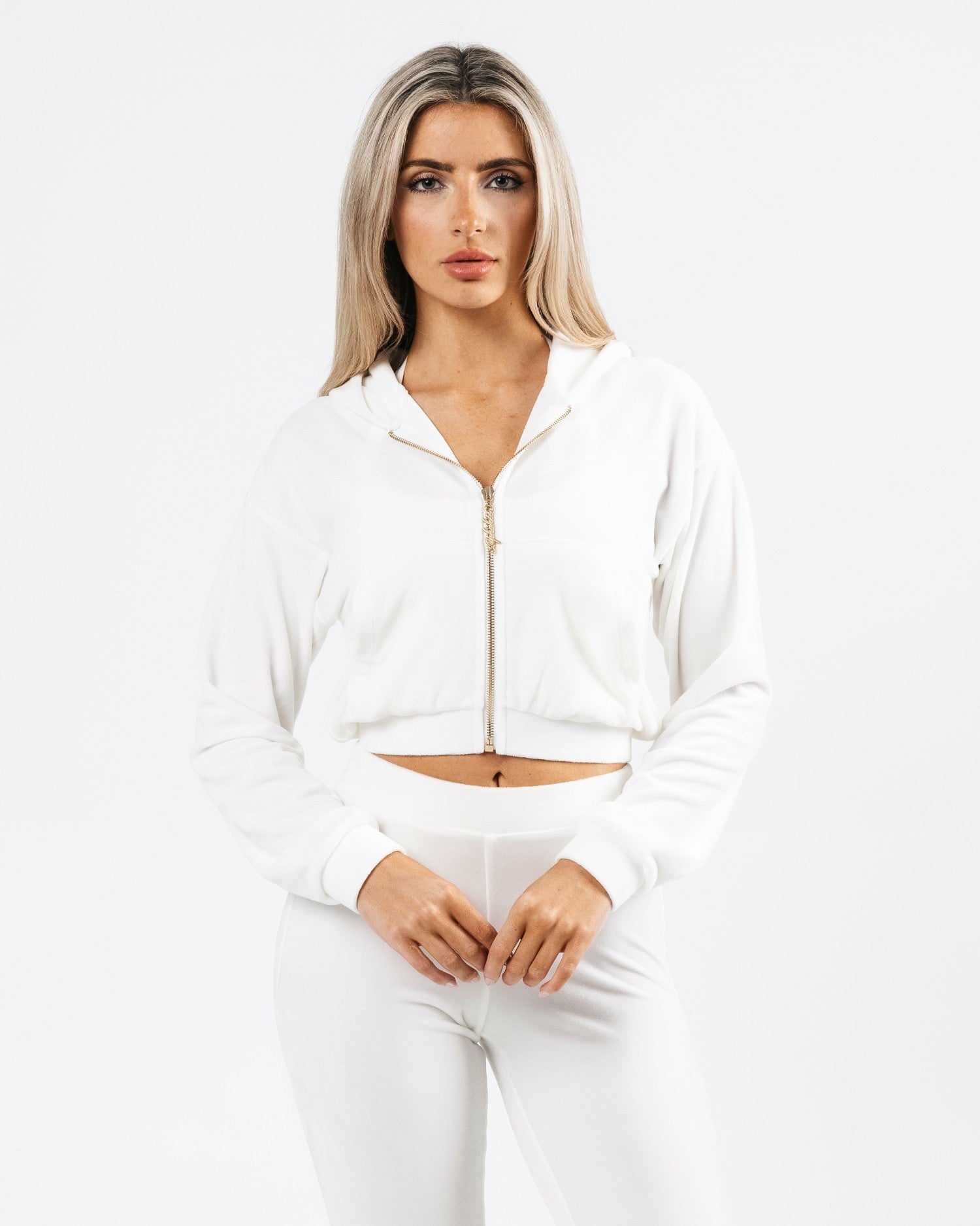Velour Zip Hoodie - Lace - Workout Clothes For Women | Alphalete