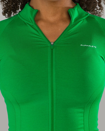 Shape Jacket - Emerald Green - Workout Clothes For Women | Alphalete