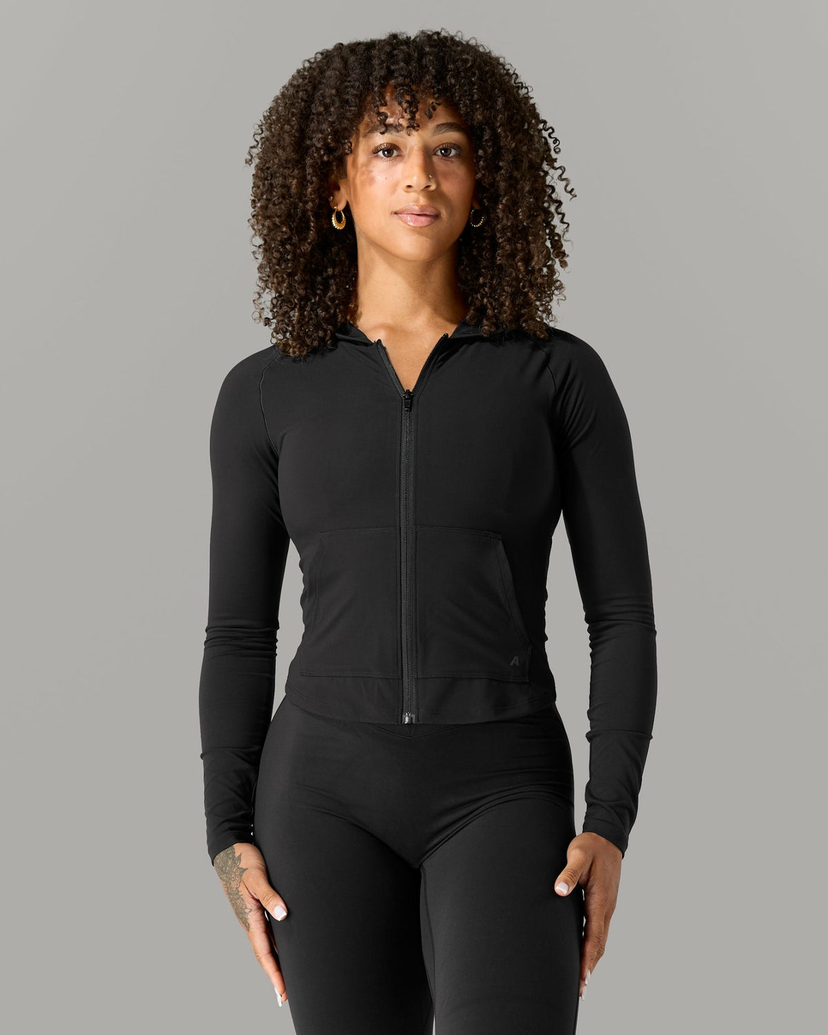 Flex Hoodie - Black - Workout Clothes For Women | Alphalete