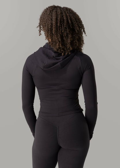 Flex Hoodie - Black - Workout Clothes For Women | Alphalete