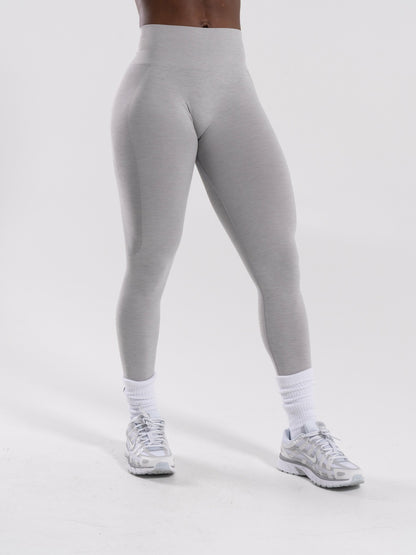 Pump Mid Rise Legging - LT Heather | Alphalete