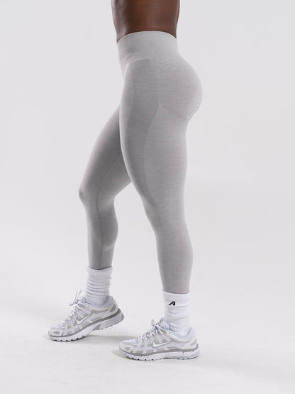 Pump Mid Rise Legging - LT Heather | Alphalete
