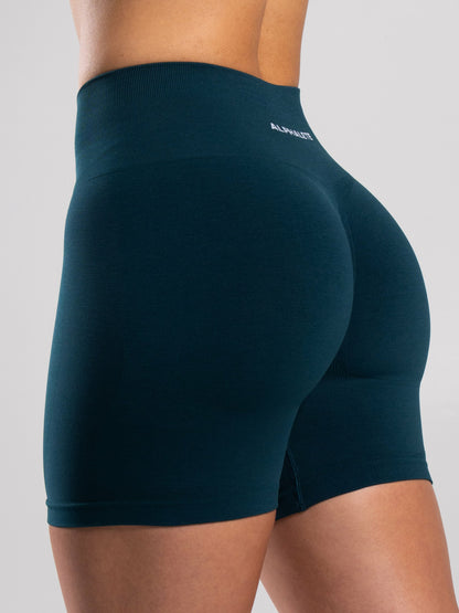 Pump Mid Rise Short - Deep Sea - Workout Clothes For Women | Alphalete