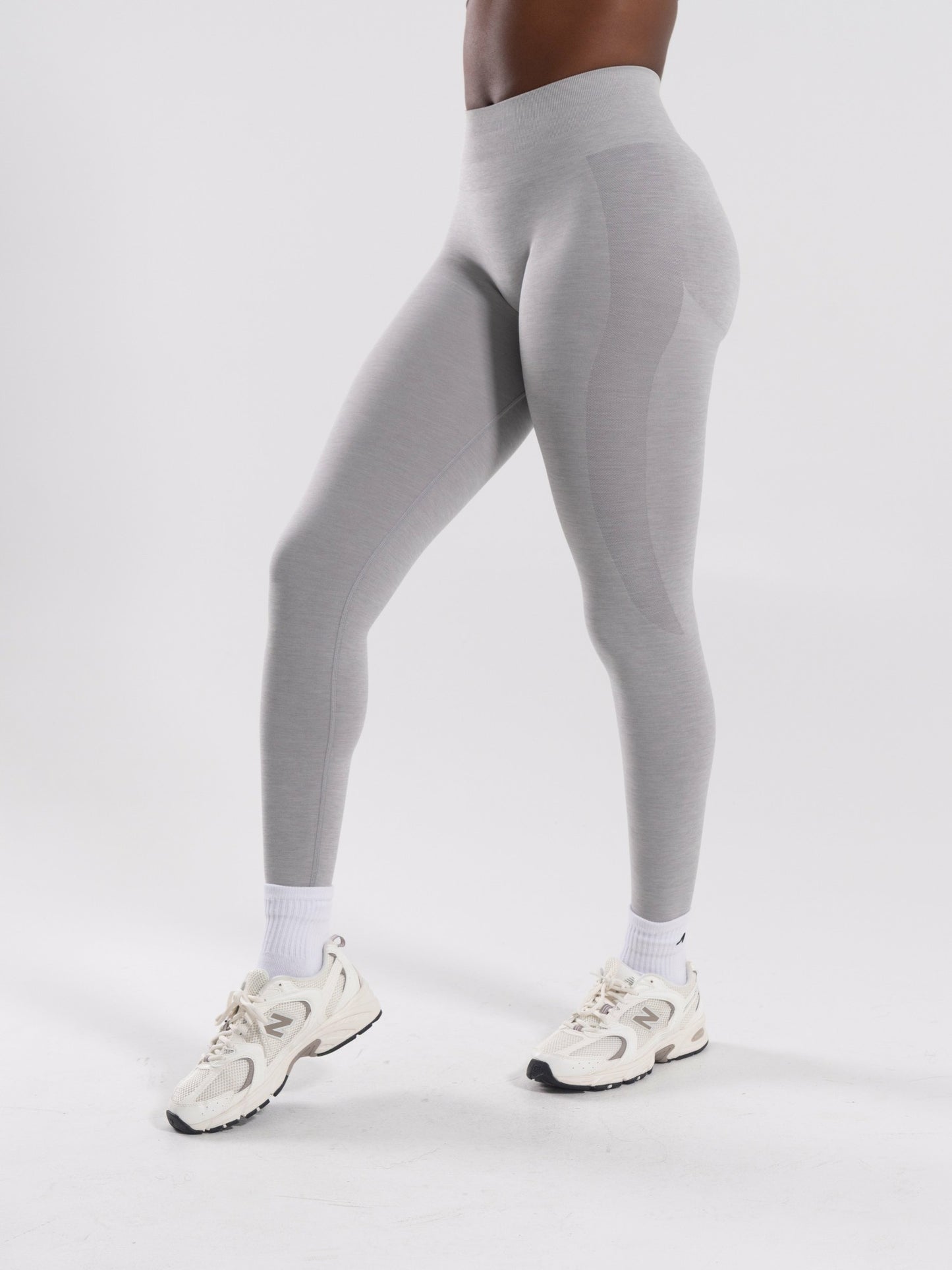 Pump High Rise Legging - LT Heather | Alphalete
