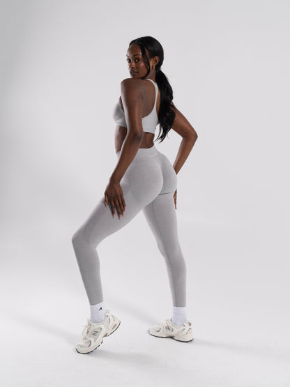 Pump High Rise Legging - LT Heather | Alphalete