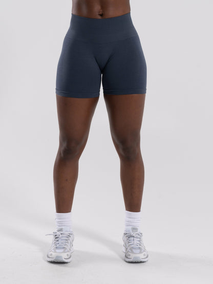 Pump Mid Rise Short - Dusty Navy | Alphalete