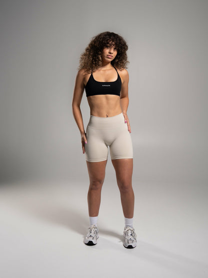 Pump Mid Rise Short - Wheat - Workout Clothes For Women | Alphalete