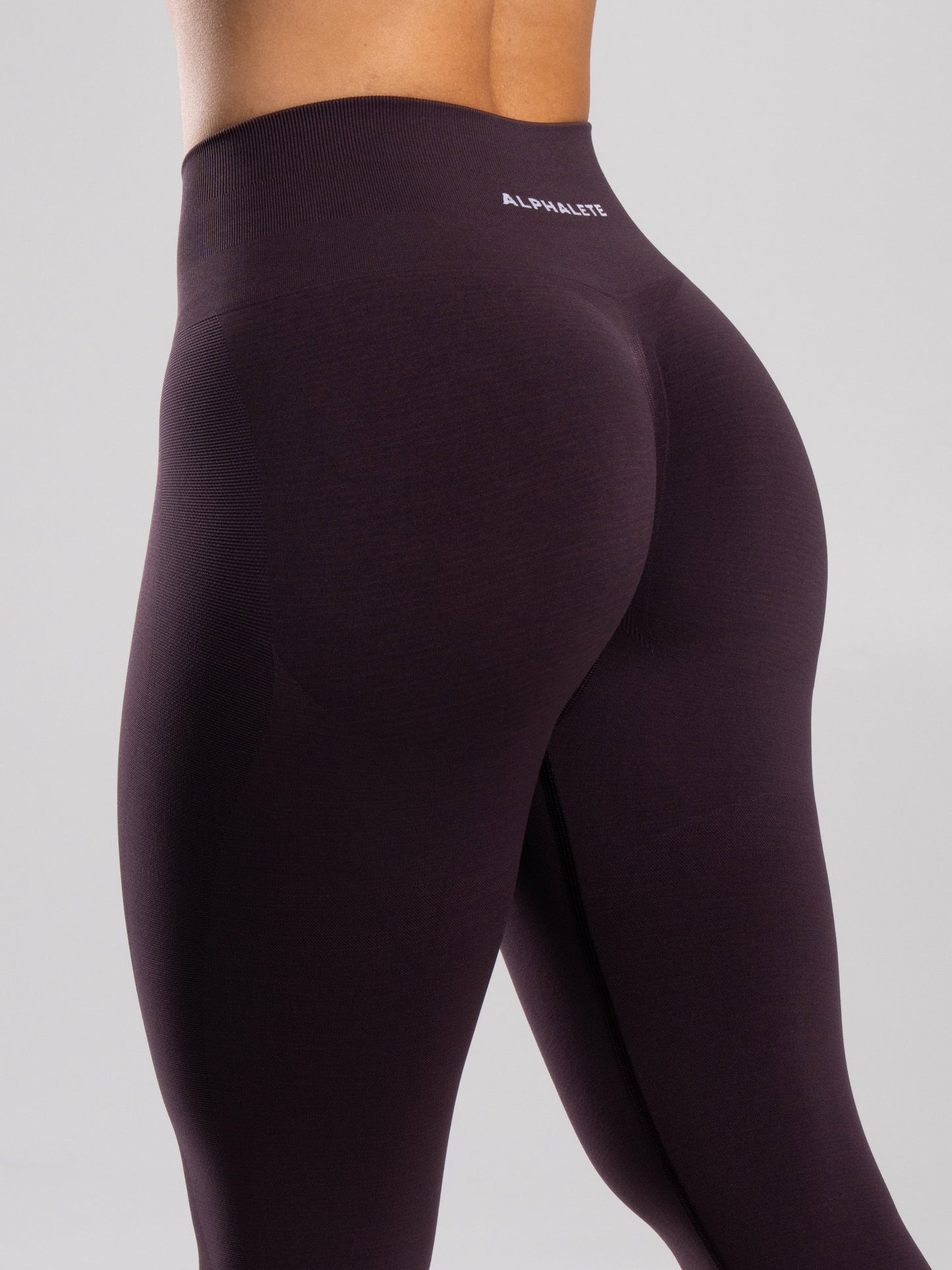 Pump Mid Rise Legging - Black Garnet | Alphalete