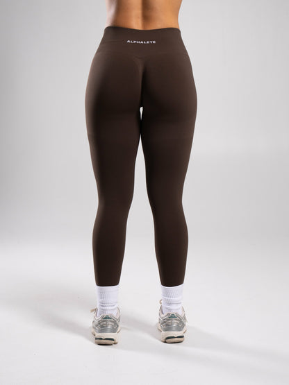 Pump Mid Rise Legging - Walnut | Alphalete