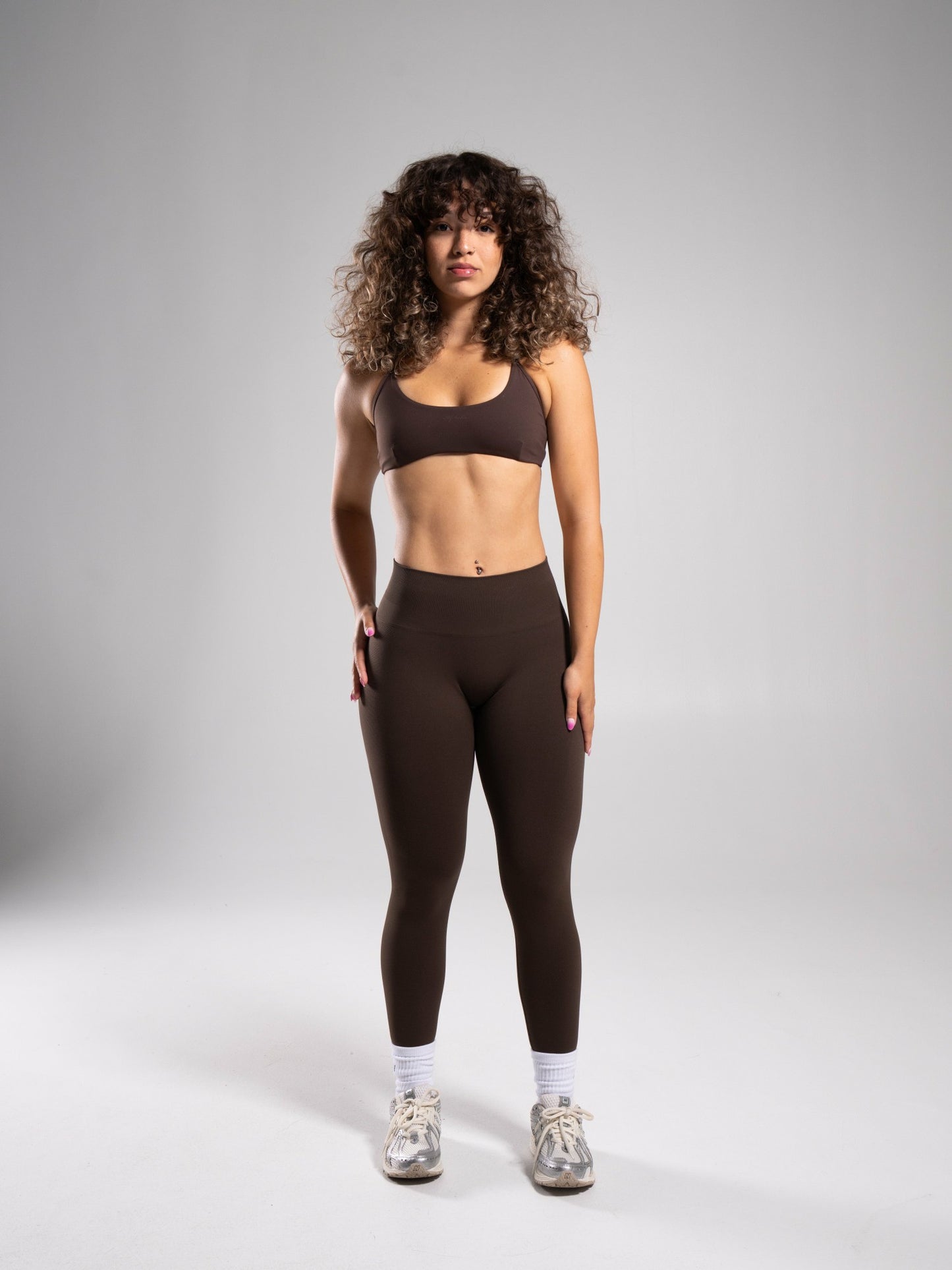 Pump Mid Rise Legging - Walnut | Alphalete