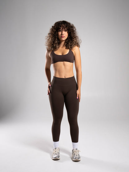 Pump Mid Rise Legging - Walnut | Alphalete