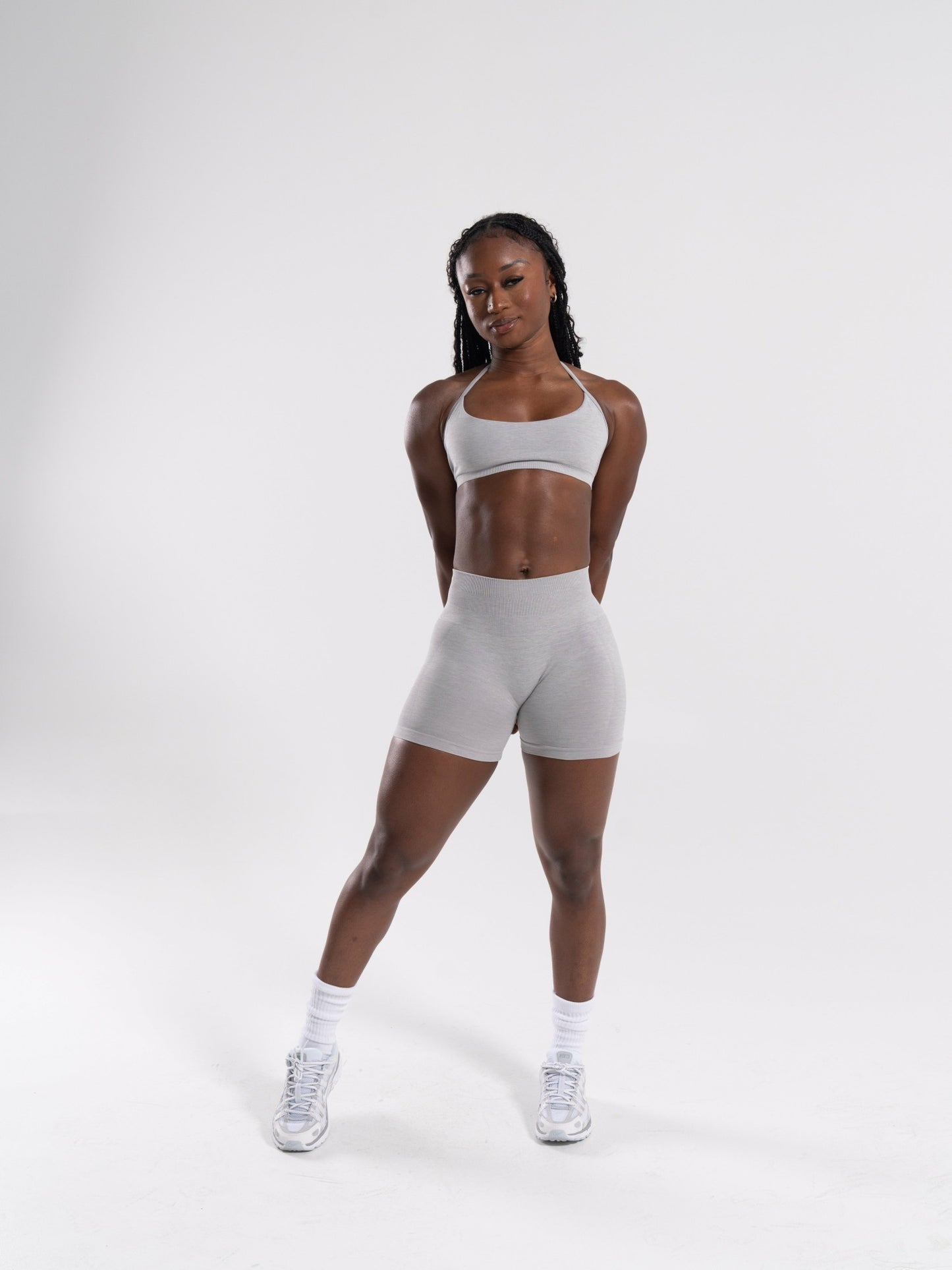 Pump Mid Rise Short - LT Heather | Alphalete