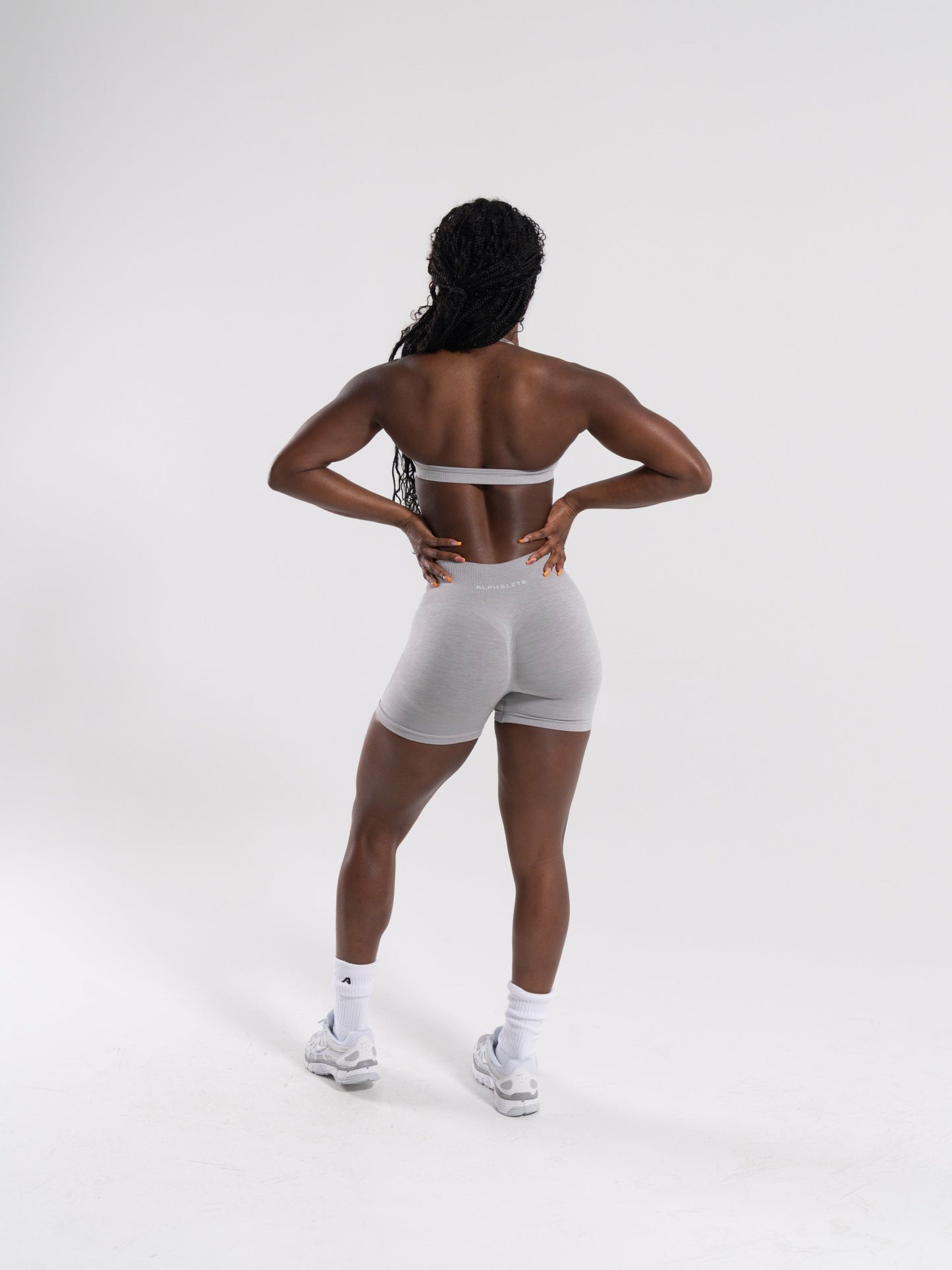 Pump Mid Rise Short - LT Heather | Alphalete