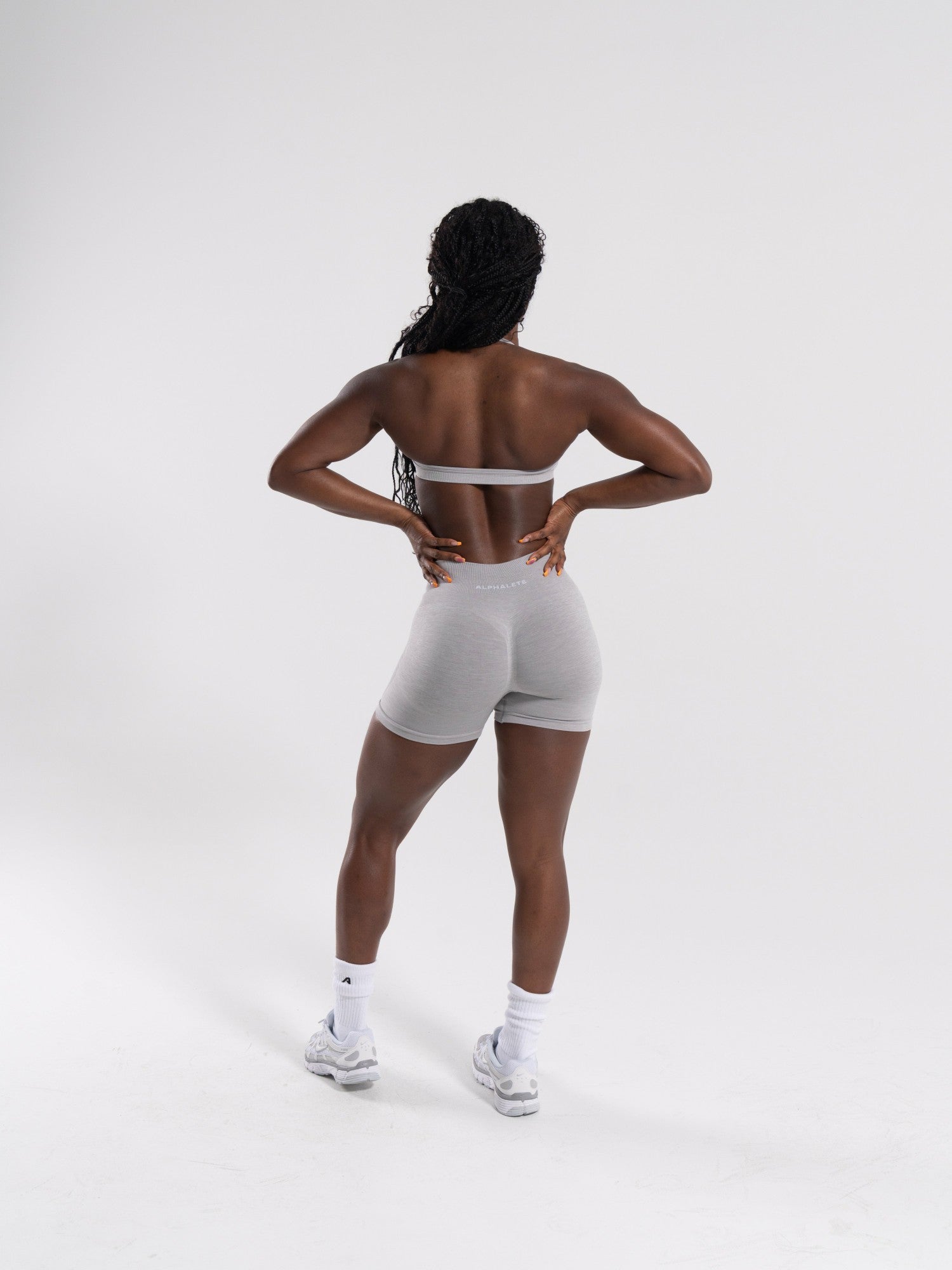Pump Mid Rise Short - LT Heather | Alphalete
