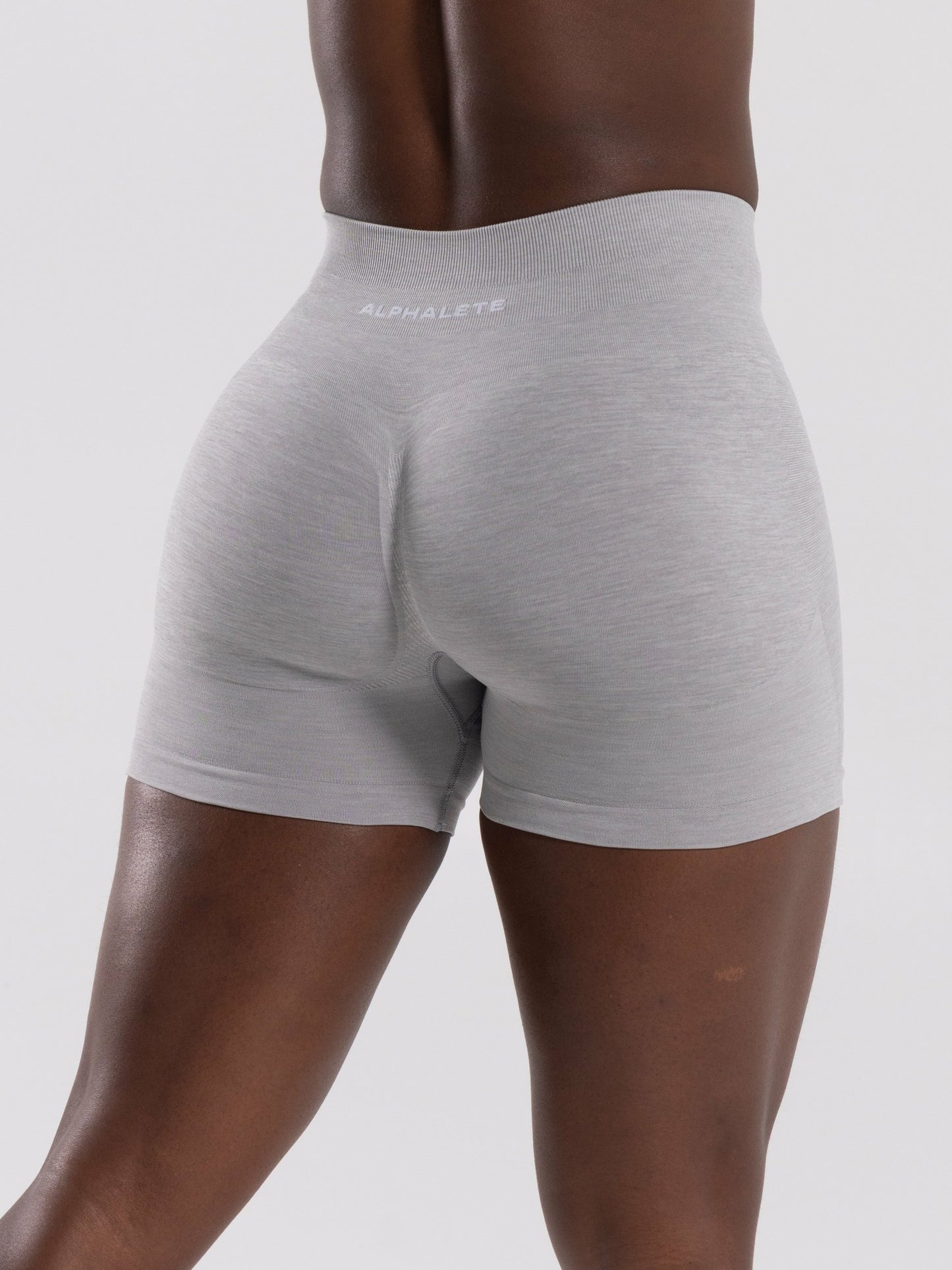Pump Mid Rise Short - LT Heather | Alphalete