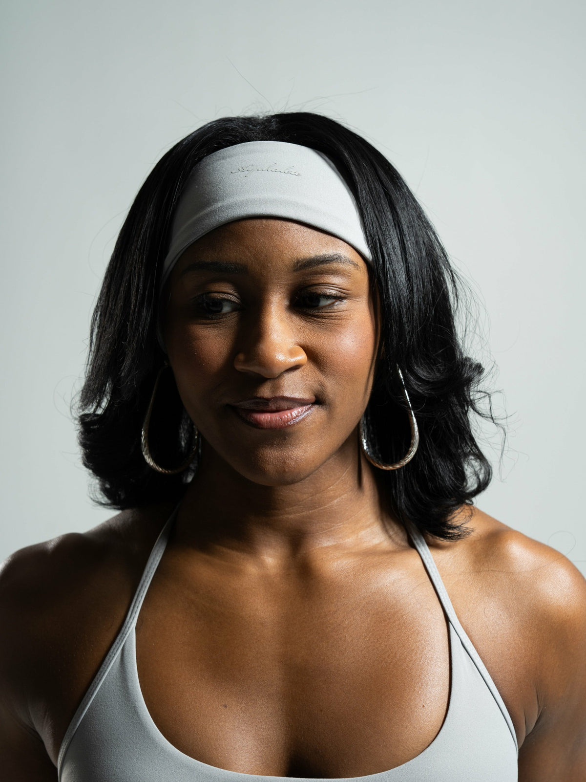 Aura Headband - Nickel - Workout Clothes | Alphalete