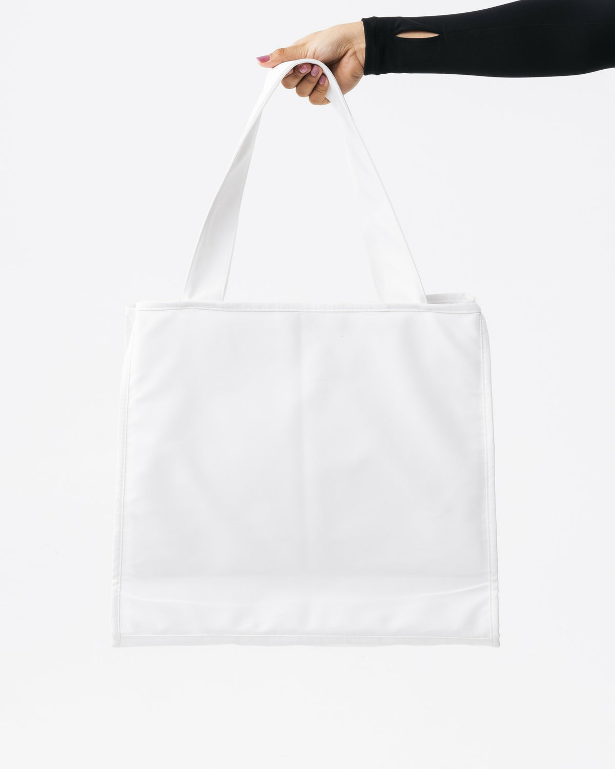 Mesh Tote Bag - White - Workout Clothes | Alphalete