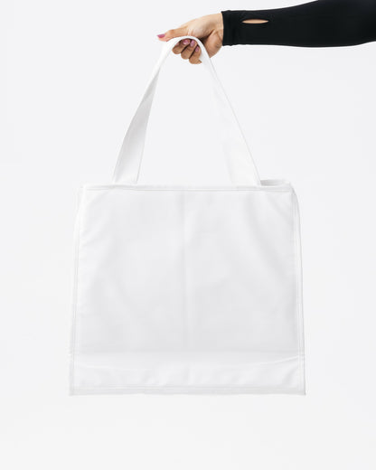 Mesh Tote Bag - White - Workout Clothes | Alphalete