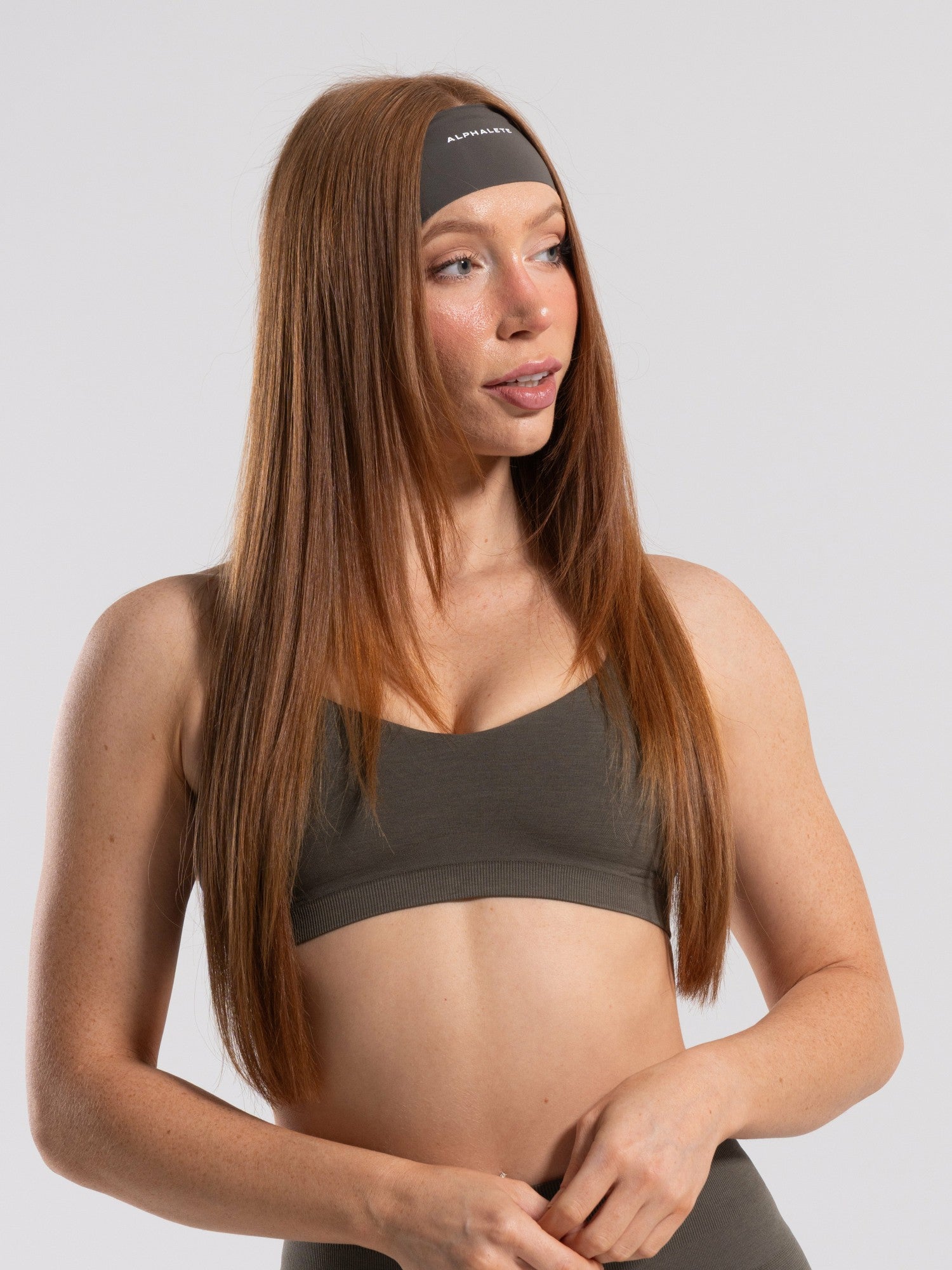 Softcurve Headband - Khaki - Workout Clothes | Alphalete