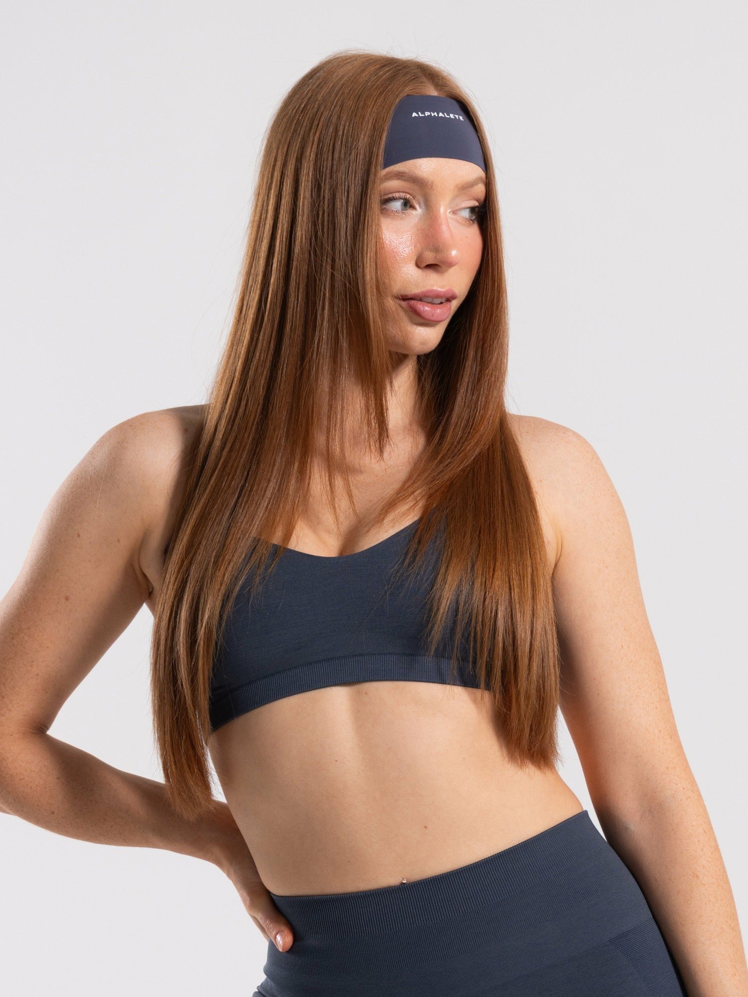 Softcurve Headband - Dusty Navy - Workout Clothes | Alphalete