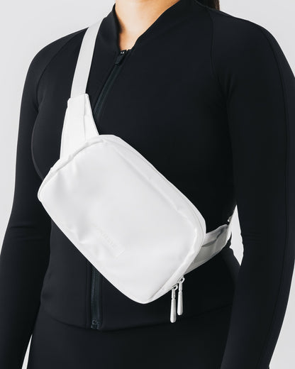 Core Crossbody - White - Workout Clothes | Alphalete