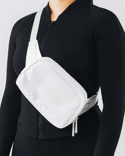 Core Crossbody - White - Workout Clothes | Alphalete