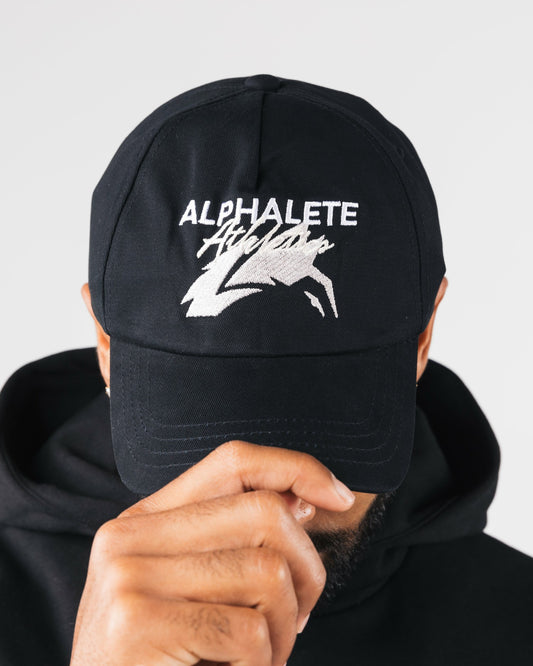 Racing Alphalete Snapback - Black - Workout Clothes | Alphalete