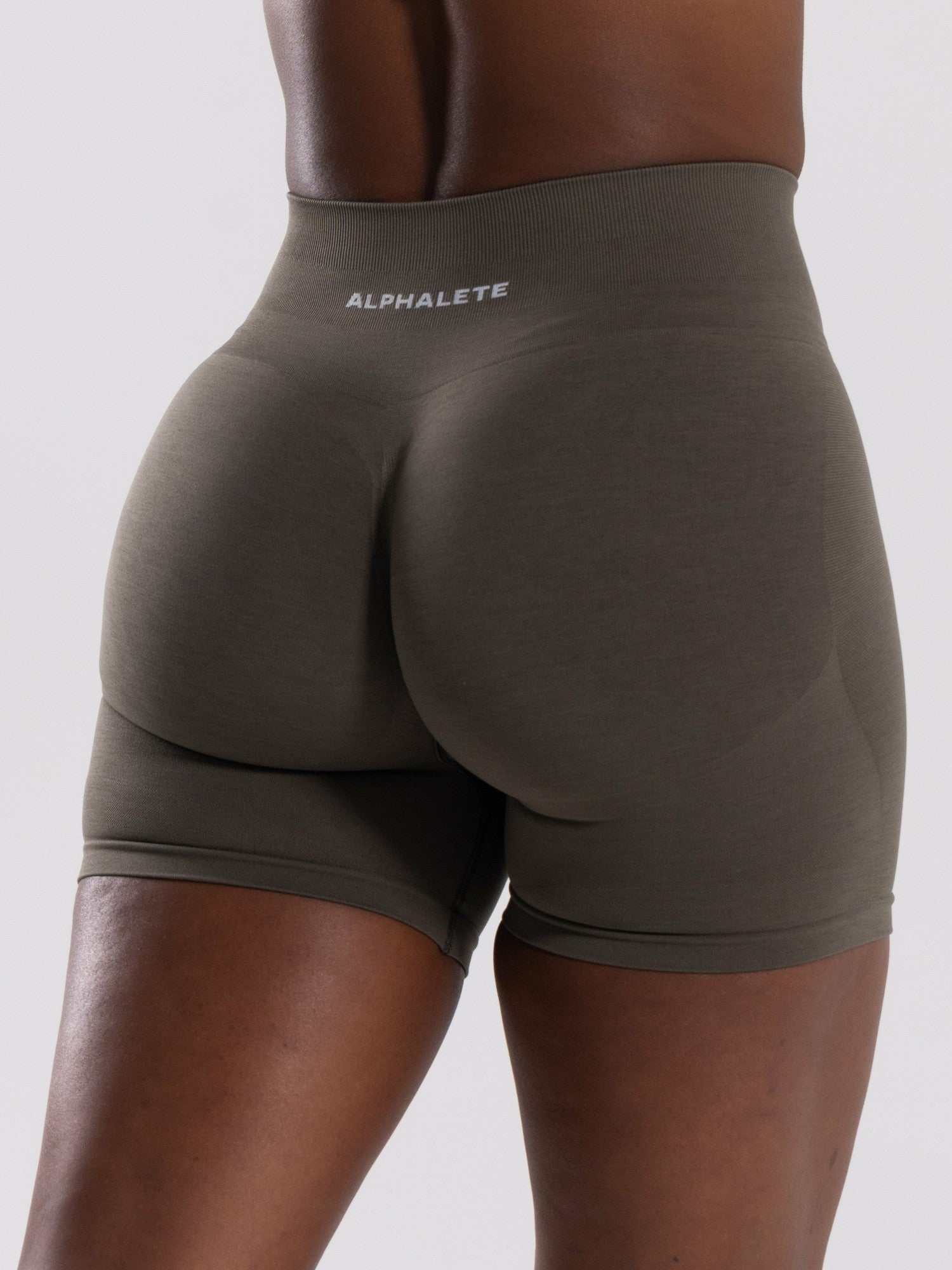 Pump High Rise Short - Khaki - Workout Clothes For Women | Alphalete
