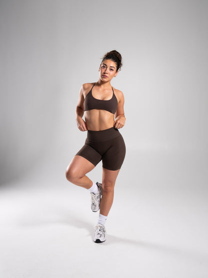 Revive High Rise Short - Walnut | Alphalete