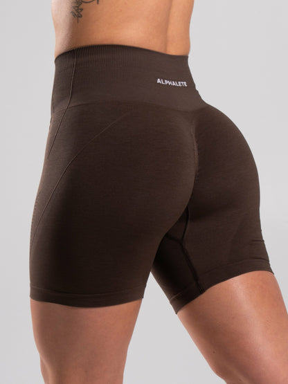 Revive High Rise Short - Walnut | Alphalete