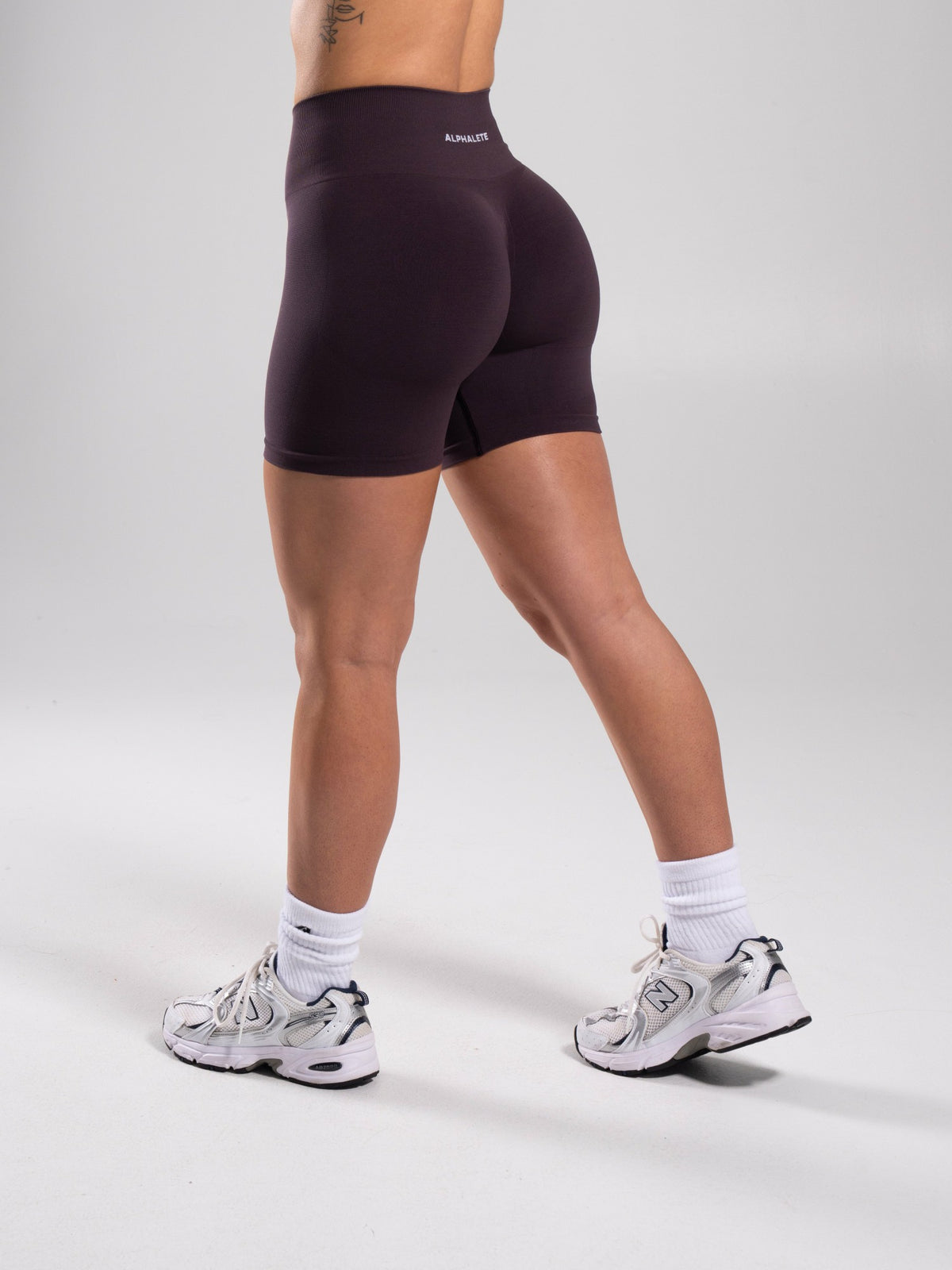 Pump High Rise Short - Black Garnet | Alphalete