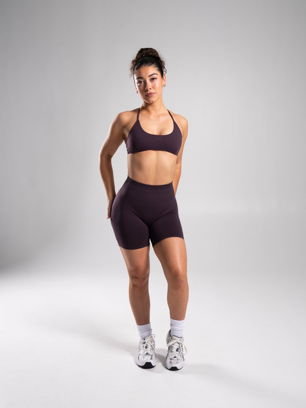 Pump High Rise Short - Black Garnet | Alphalete