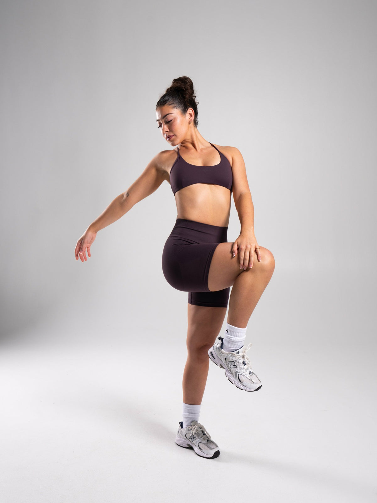 Pump High Rise Short - Black Garnet | Alphalete