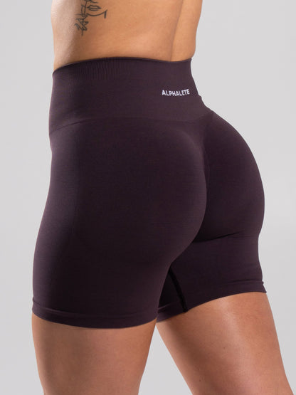 Pump High Rise Short - Black Garnet | Alphalete