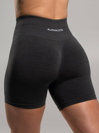 Pump High Rise Short - Dark Heather Grey | Alphalete