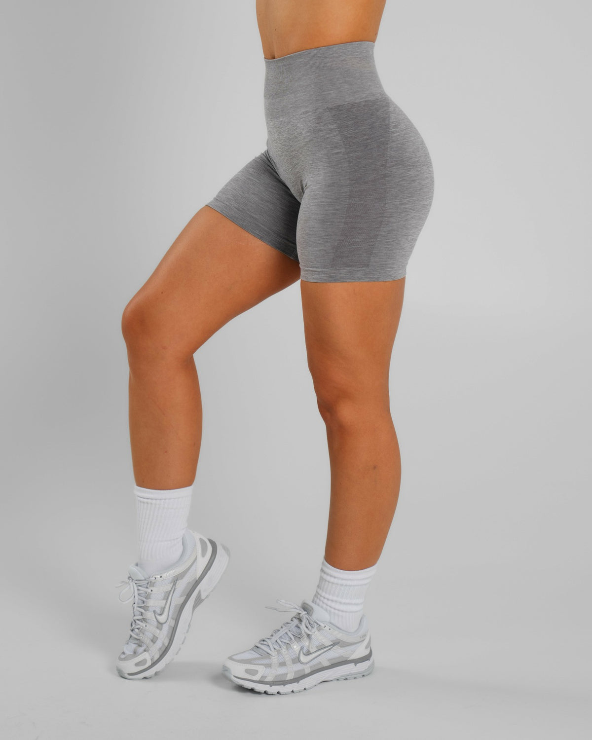 Amplify Ultra-High Rise Short - Heather Grey | Alphalete