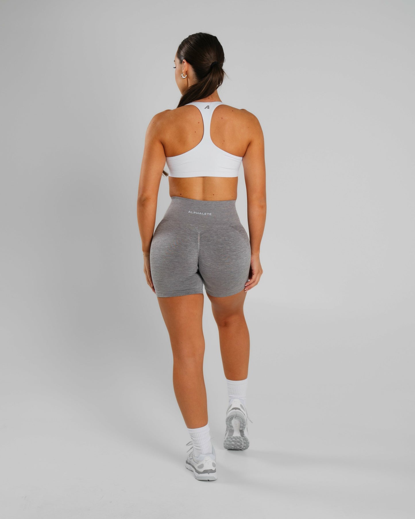 Amplify Ultra-High Rise Short - Heather Grey | Alphalete