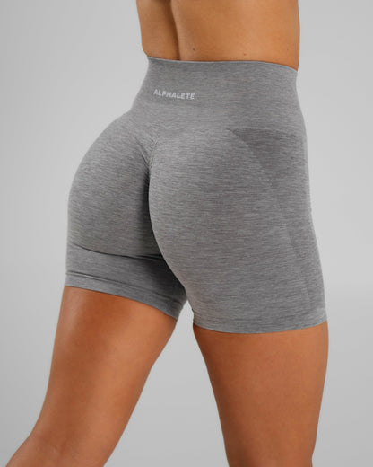 Amplify Ultra-High Rise Short - Heather Grey | Alphalete