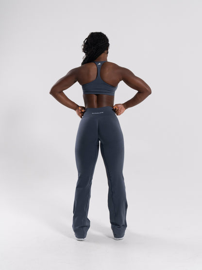 Pump Mid Rise Flared Pant - Dusty Navy | Alphalete