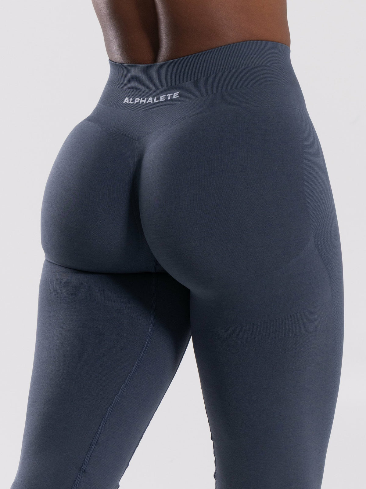 Pump Mid Rise Flared Pant Long - Dusty Navy | Alphalete
