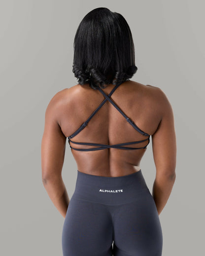 Verge Bra - Deep Navy - Best Sports Bra | Alphalete