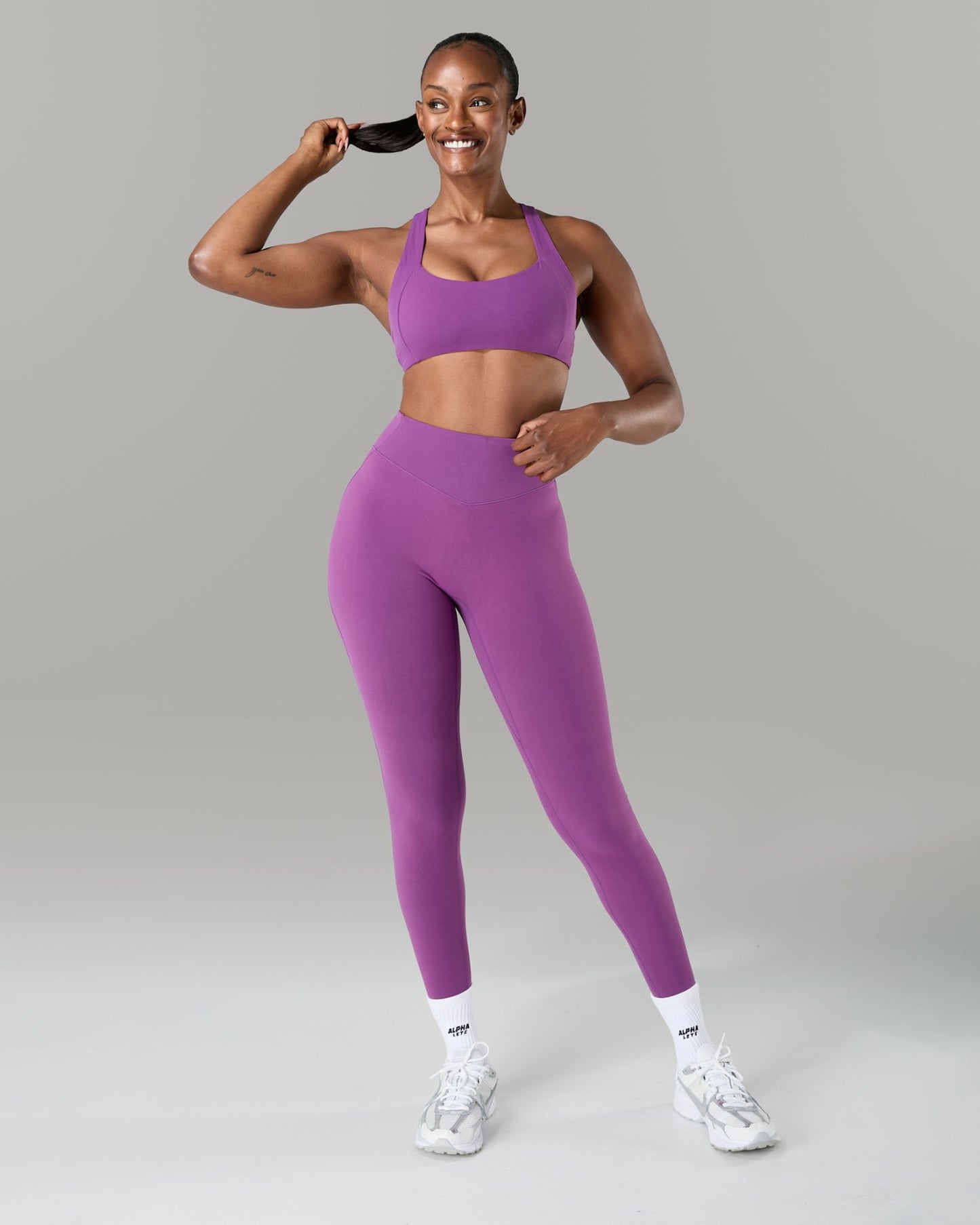 Corinna Bra C/D - Iris - Best Sports Bra | Alphalete