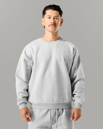 Staple Crewneck - Heather Grey - Workout Clothes | Alphalete