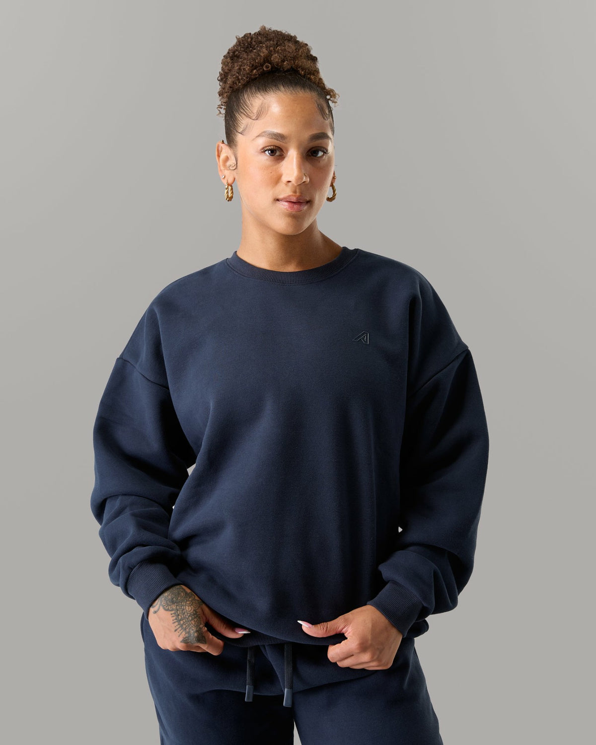 Staple Crewneck - Anchor - Workout Clothes | Alphalete