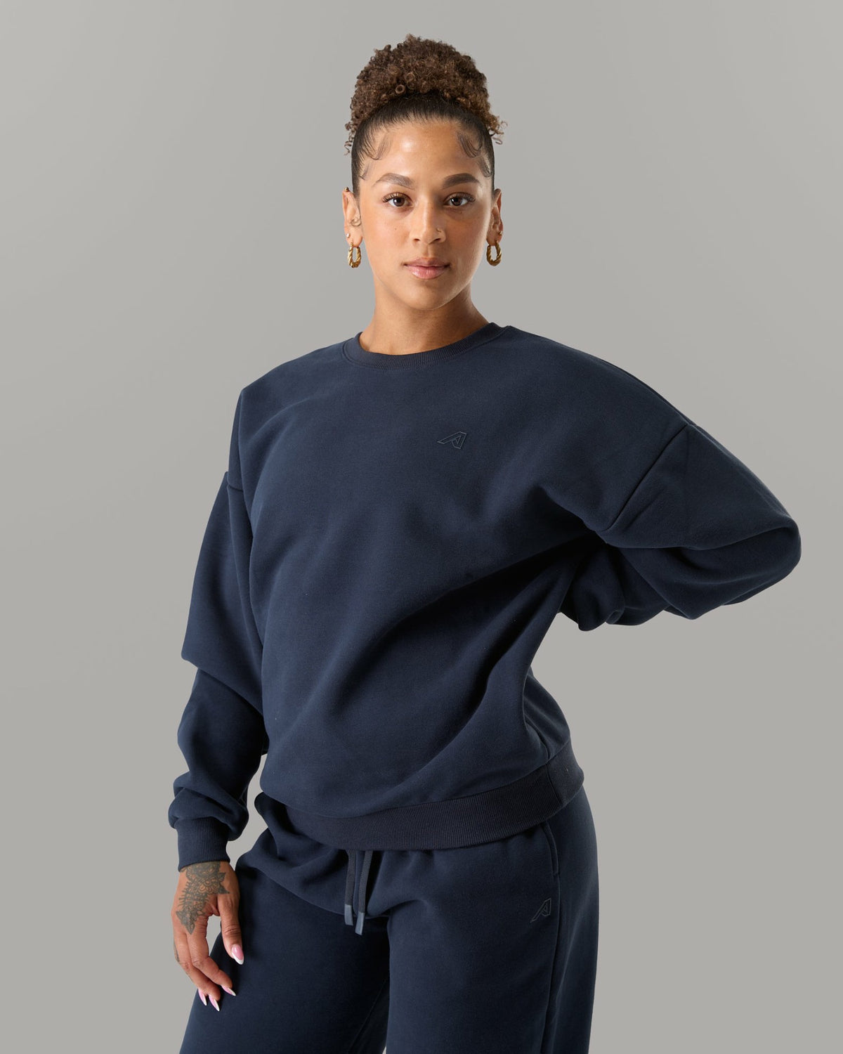 Staple Crewneck - Anchor - Workout Clothes | Alphalete