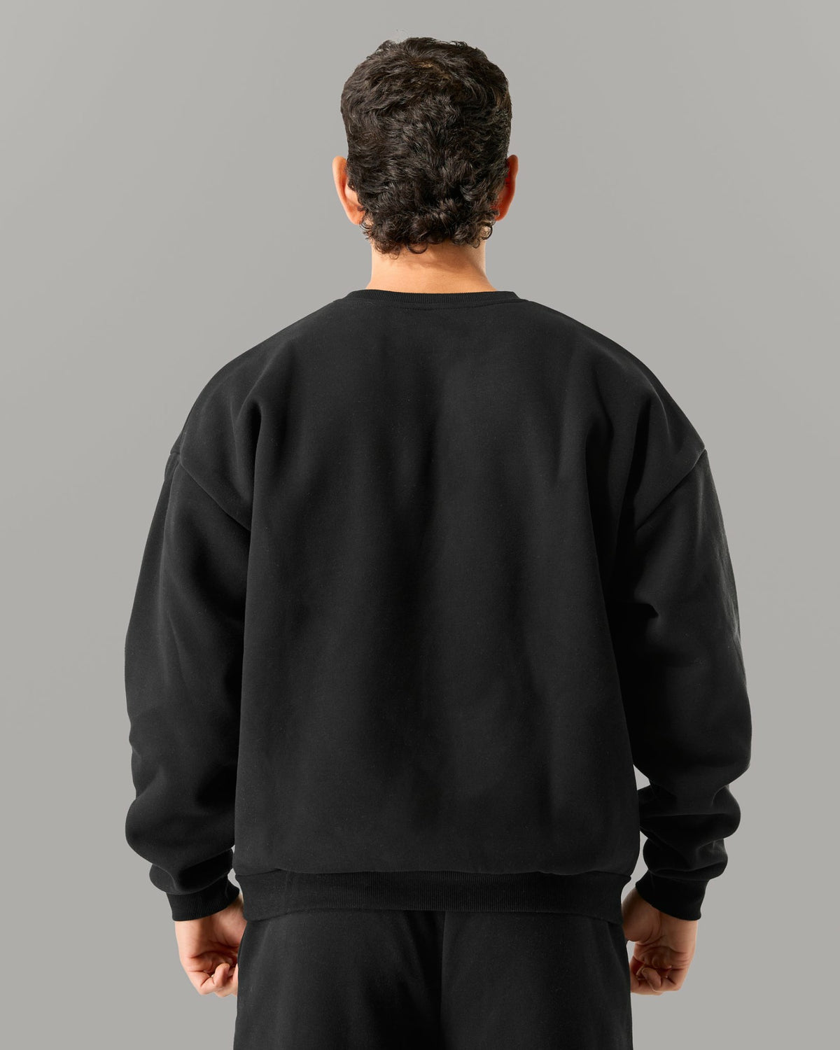 Staple Crewneck - Black - Workout Clothes | Alphalete