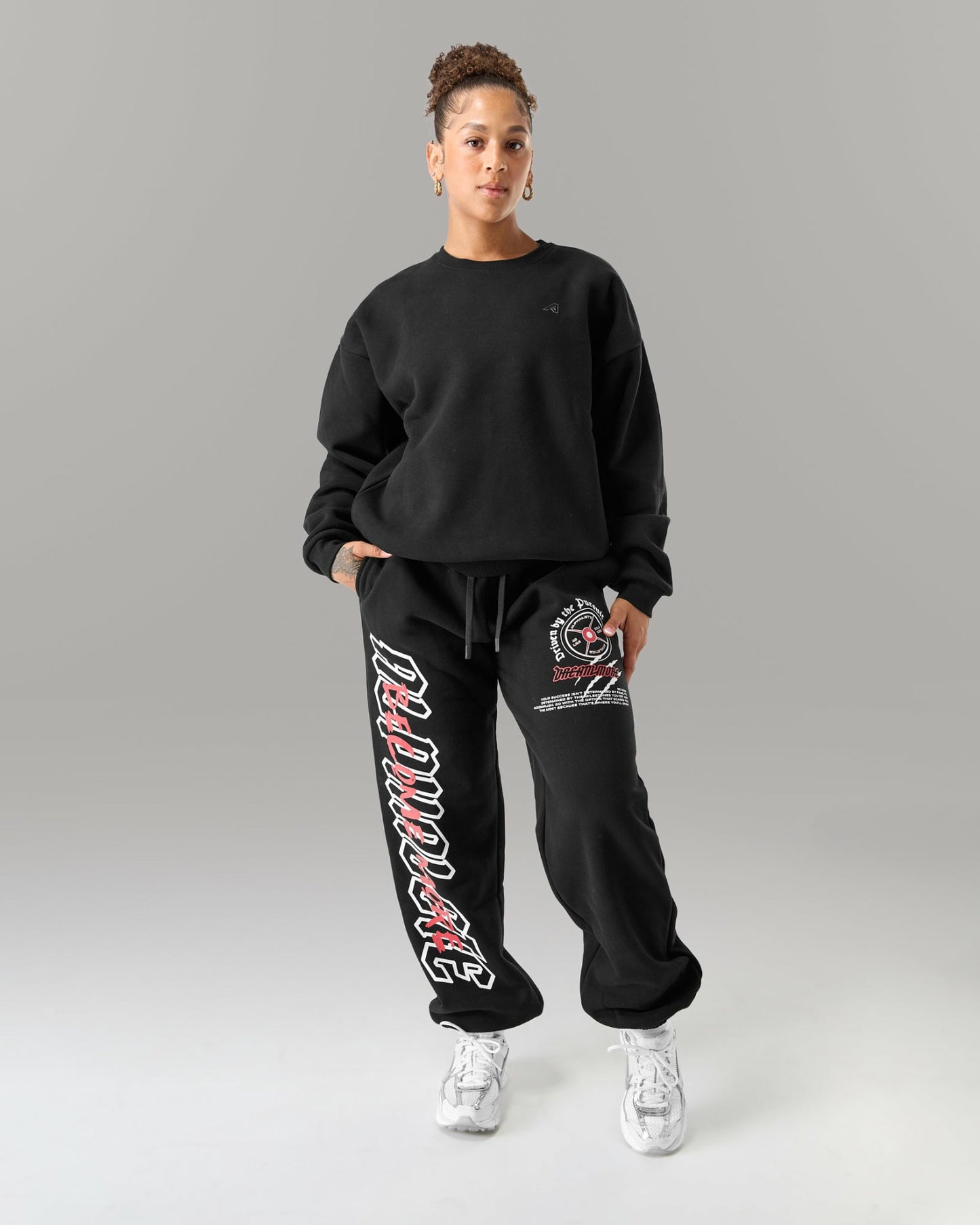Staple Jogger - Black Graphic - Track Suits For Women | Alphalete