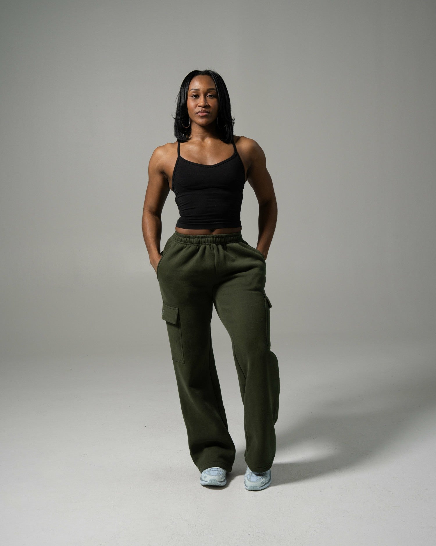 Staple Cargo Pant - Army Green - Workout Clothes For Women | Alphalete