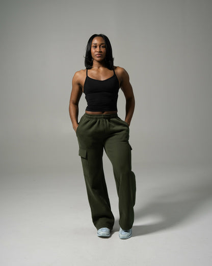 Staple Cargo Pant - Army Green - Workout Clothes For Women | Alphalete